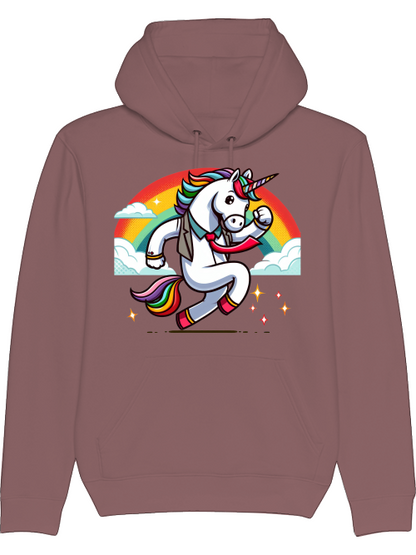 Sudadera con capucha Cruiser unicornio con arcoíris