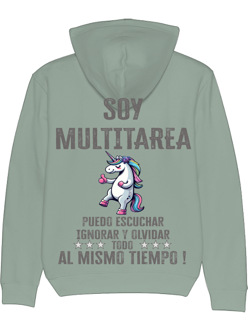 Cruiser Hoodie Soy Multitarea Unicorn Thumbs Up