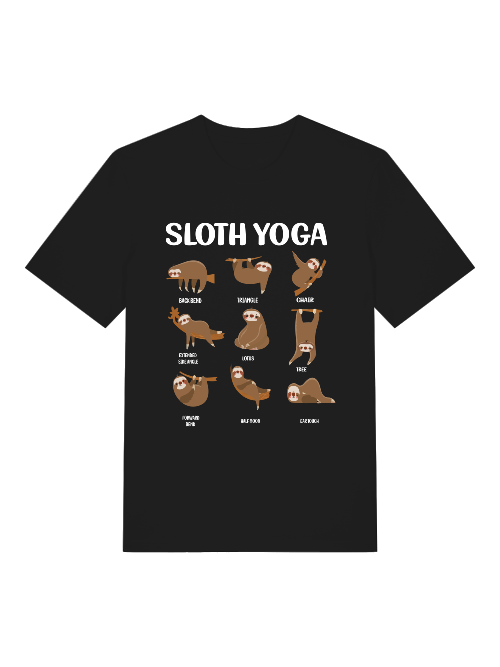 Sloth Yoga Faultier - Organic Creator 2.0 T-Shirt SK