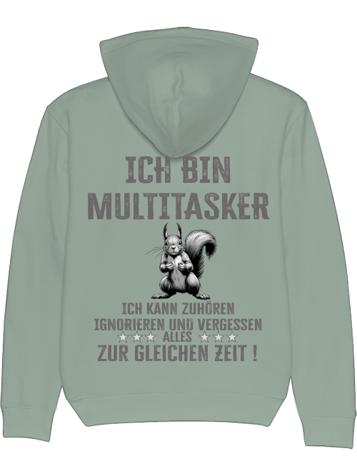 Cruiser Hoodie I am Multitasker Squirrel SW