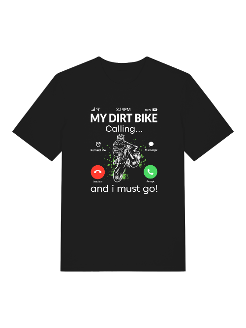 MI MOTO DE CROSS me llama y debo ir - Camiseta unisex de manga corta de algodón orgánico para adultos Creator T-Shirt 2.0 ST/St SH