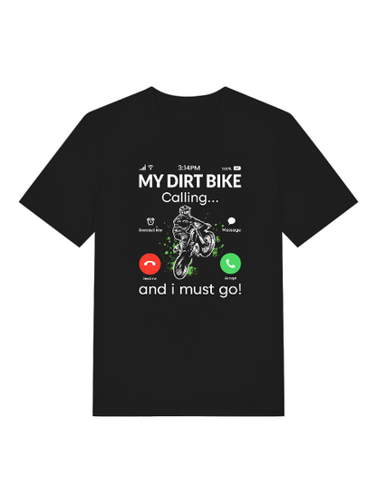 MI MOTO DE CROSS me llama y debo ir - Camiseta unisex de manga corta de algodón orgánico para adultos Creator T-Shirt 2.0 ST/St SH