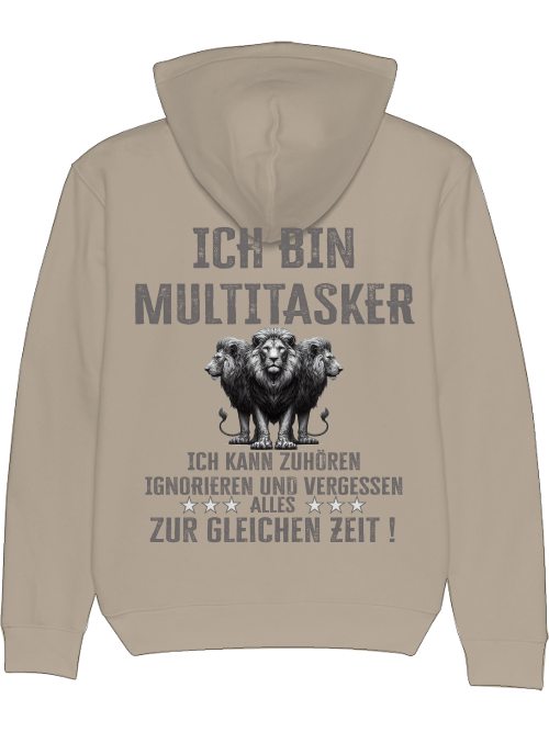 Cruiser Hoodie I am Multitasker 3 Lions