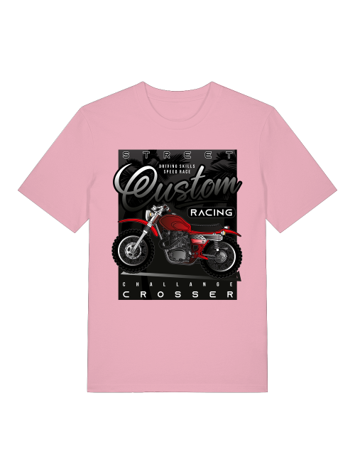 Street Racing Custom Crosser - Camiseta unisex de manga corta de algodón orgánico para adultos Creator T-Shirt 2.0 ST/ST SH