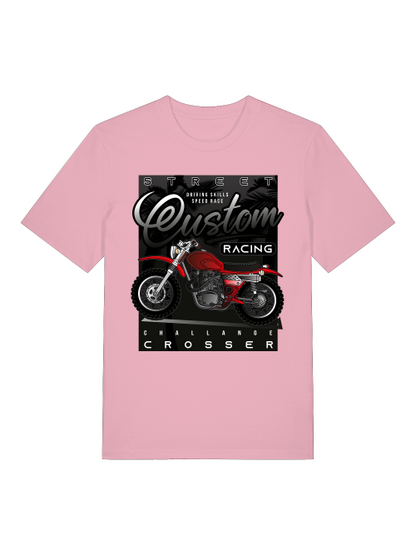 Street Racing Custom Crosser - Camiseta unisex de manga corta de algodón orgánico para adultos Creator T-Shirt 2.0 ST/ST SH