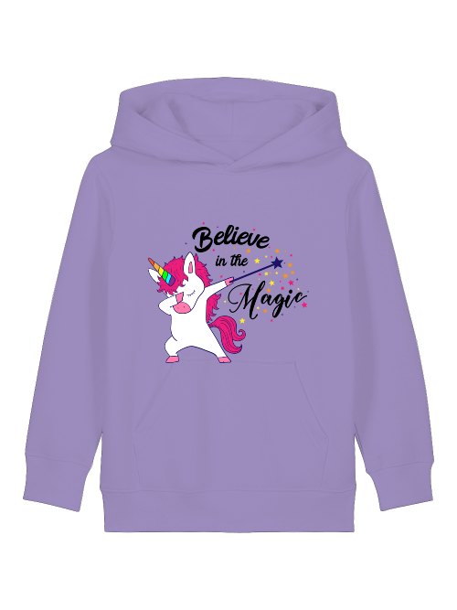 Einhorn Believe in the Magic - Mini Cruiser Hoodie 2.0 Kinder Kapuzenpullover SK