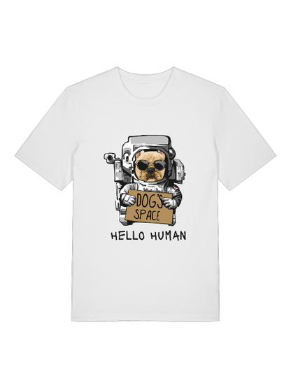 Astronauta Perros Espacio - Camiseta unisex para adultos de algodón orgánico de manga corta Creator T-Shirt 2.0 ST/ST SH