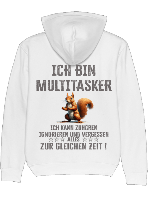 Cruiser Hoodie I am Multitasker Squirrel Puzzle