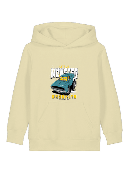 Cartoon Little Monster Monstercar - Mini Cruiser Hoodie 2.0 Kinder Kapuzenpullover SK