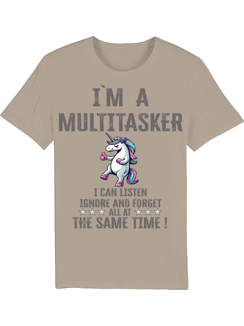 Creator T-Shirt I`ma Multitasker Unicorn Thumbs Up