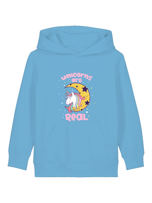 Einhorn Unicorn are real - Mini Cruiser Hoodie 2.0 Kinder Kapuzenpullover SK