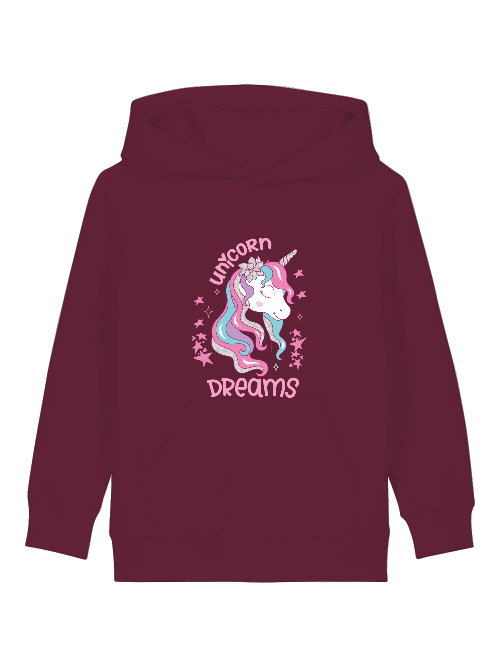 Einhorn Unicorn dreams - Mini Cruiser Hoodie 2.0 Kinder Kapuzenpullover SK