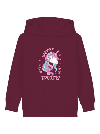 Unicorn Dreams - Sudadera con capucha Mini Cruiser 2.0 para niños SK1