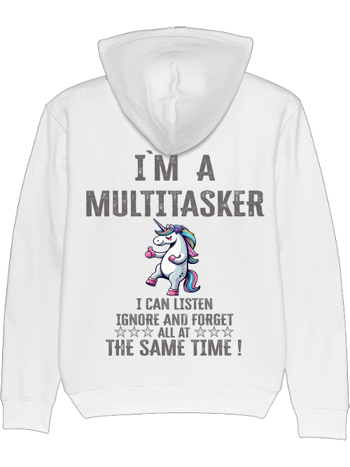 Cruiser Hoodie I`ma Multitasker Unicorn Thumbs Up