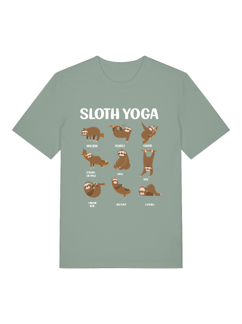 Sloth Yoga Faultier - Organic Creator 2.0 T-Shirt SK