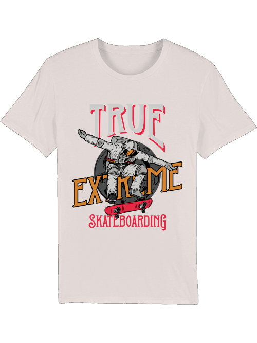 True Extreme Skateboarding Astronauta Creador Camiseta