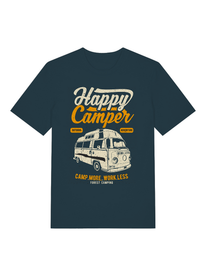 Happy Camper Camp More - Camiseta unisex de manga corta de algodón orgánico para adultos Creator T-Shirt 2.0 ST/ST SH