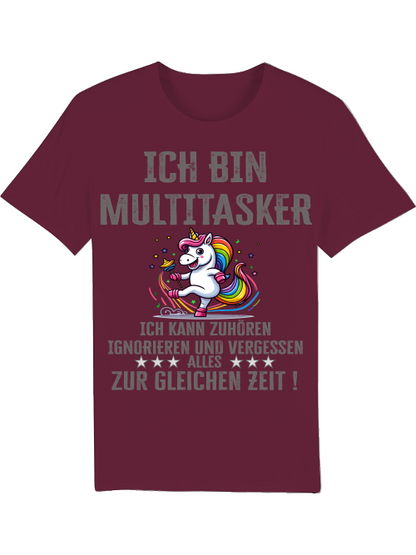 Camiseta Creator I am Multitasker Unicorn Rattle Dance Bund