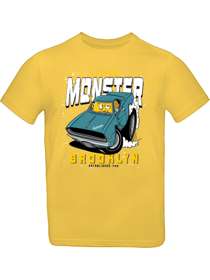 Camiseta infantil de Monstercar con diseño de pequeño monstruo de dibujos animados SK