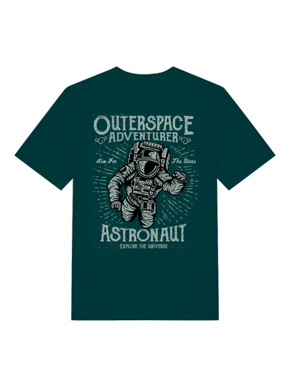 Aventurero espacial astronauta - Camiseta unisex de manga corta de algodón orgánico para adultos Creator T-Shirt 2.0 ST/ST SH