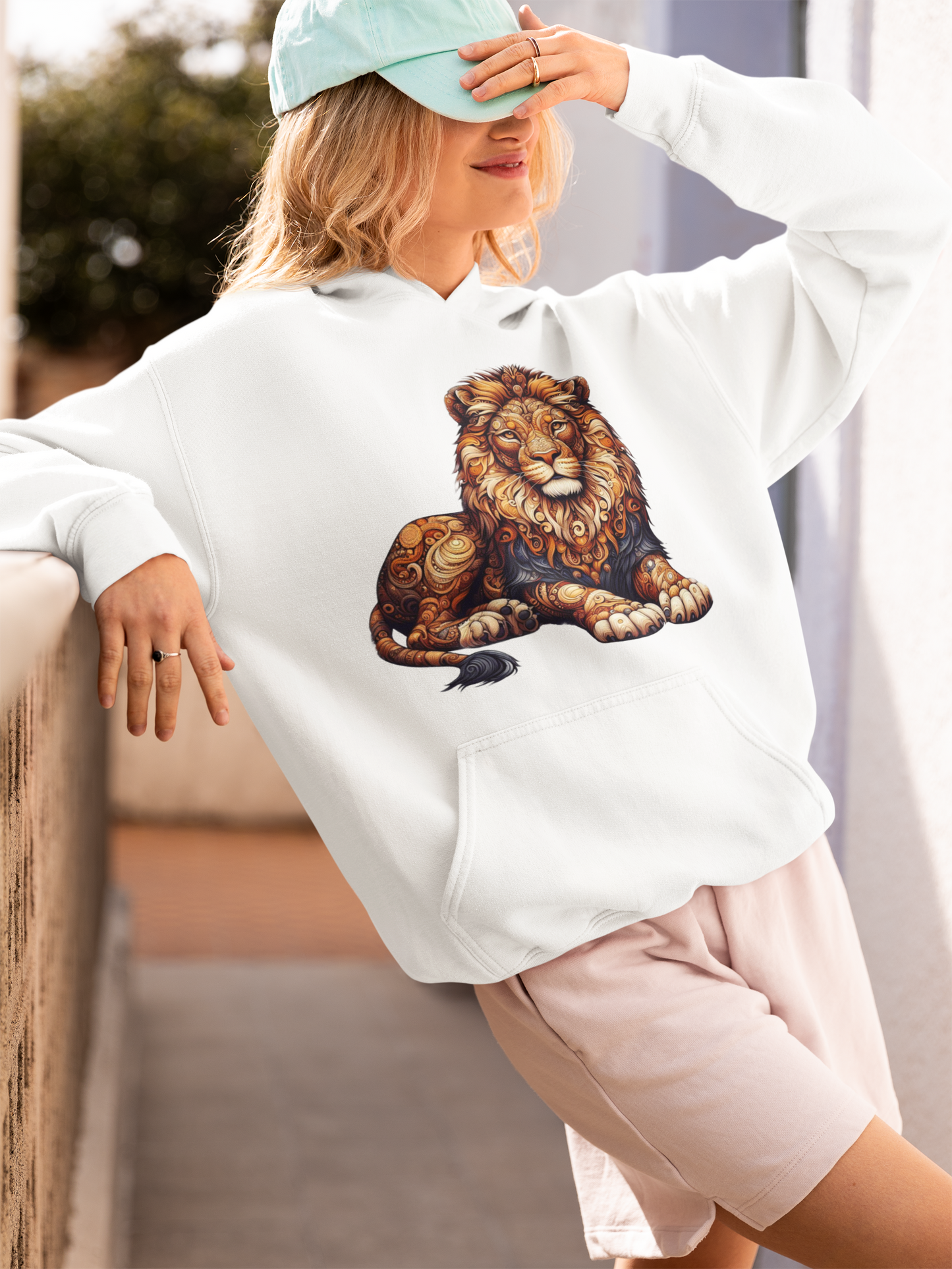 Cruiser Hoodie Mandala Lion