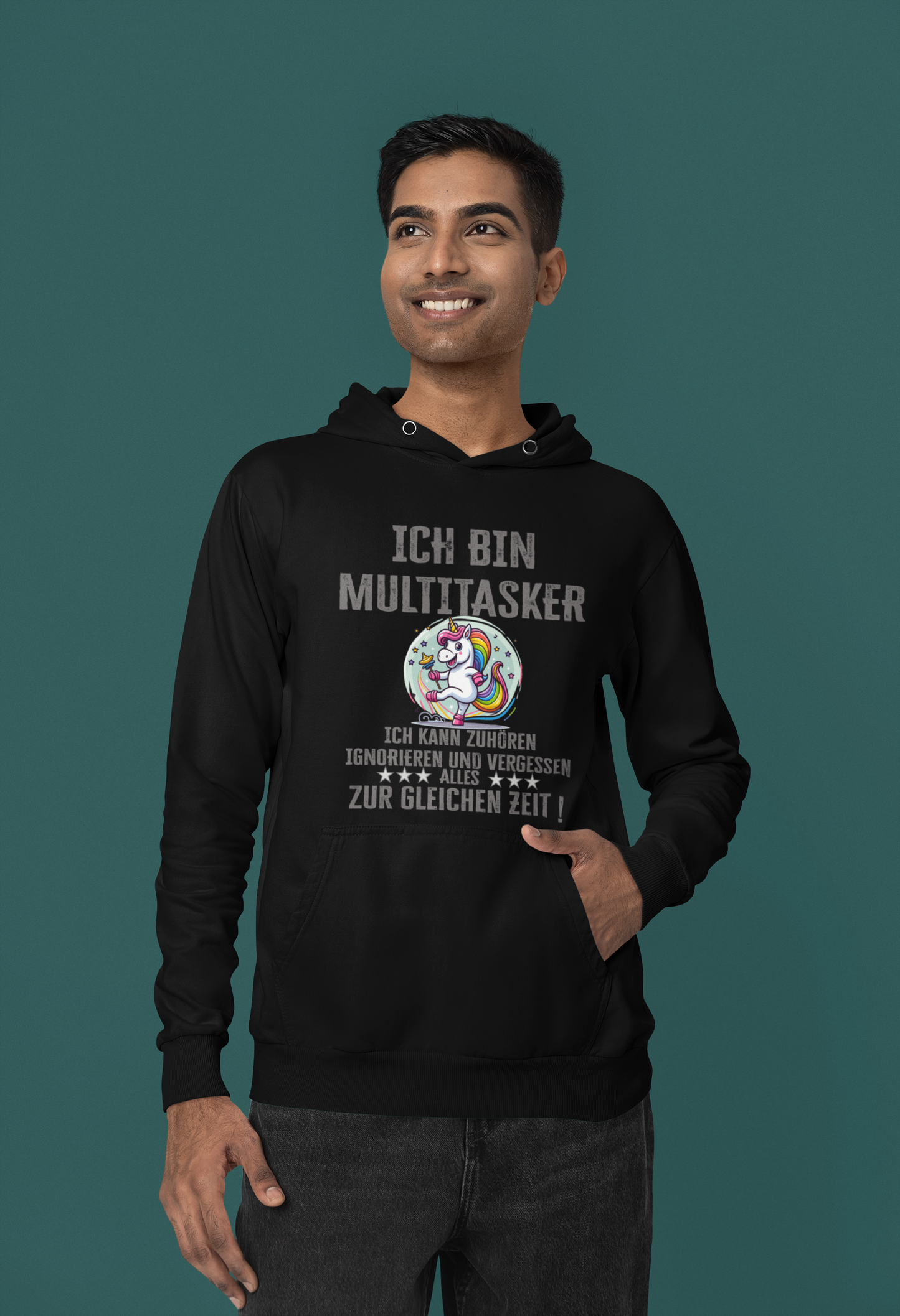 Cruiser Hoodie I`ma Multitasker Unicorn Rattle Dance