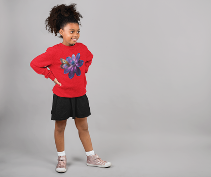 Sudadera Mini Changer Galaxy Flower con mariposa SK
