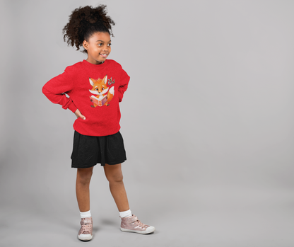 Mini Changer Sweatshirt Fuchs mit Schmetterling SK