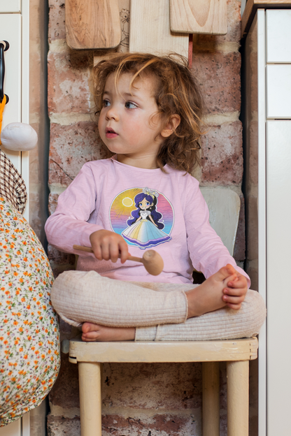 Sudadera Cambiador Princesa Sunset con Brillo Azul