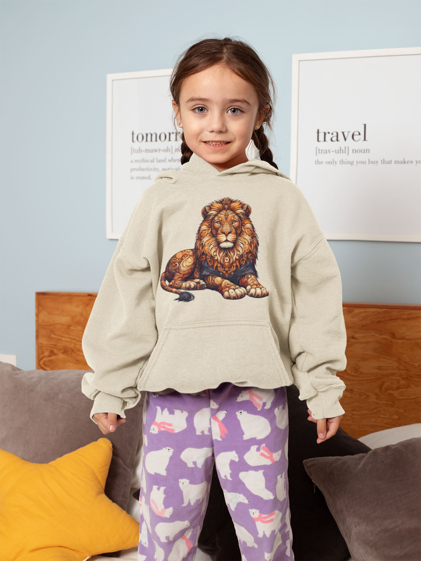 Mandala Löwe - Mini Cruiser Hoodie SK