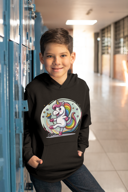 Einhorn tanzt mit Blase - Mini Cruiser Hoodie SK