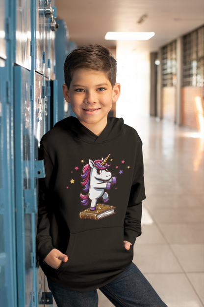 Einhorn tanzt auf Buch - Mini Cruiser Hoodie SK