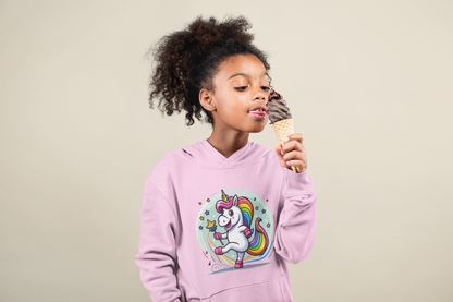 Einhorn tanzt mit Blase - Mini Cruiser Hoodie SK