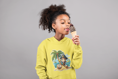 Sudadera con capucha premium para niños Pirata Zanzíbar