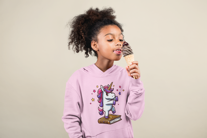 Einhorn tanzt auf Buch - Mini Cruiser Hoodie SK