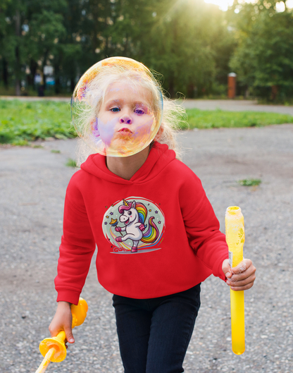 Einhorn tanzt mit Blase - Mini Cruiser Hoodie SK