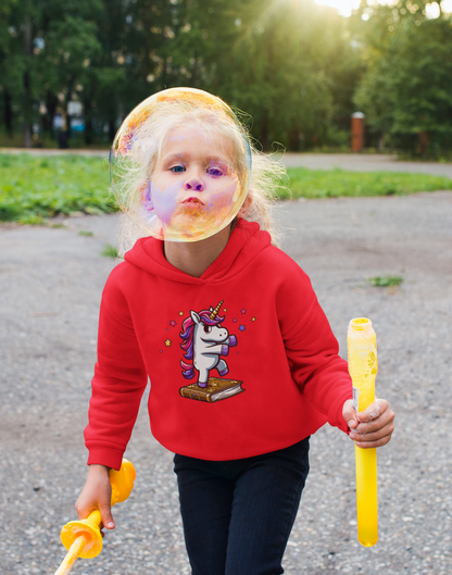 Einhorn tanzt auf Buch - Mini Cruiser Hoodie SK