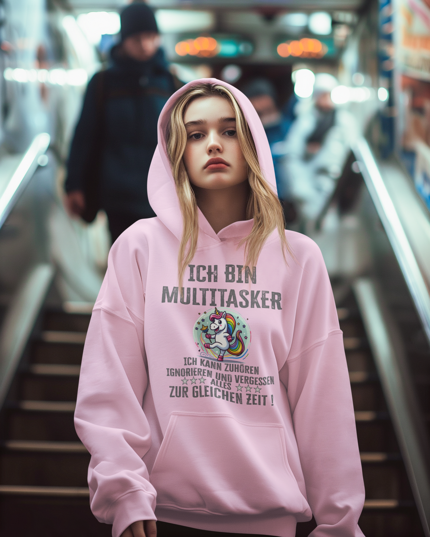 Cruiser Hoodie I`ma Multitasker Unicorn Rattle Dance