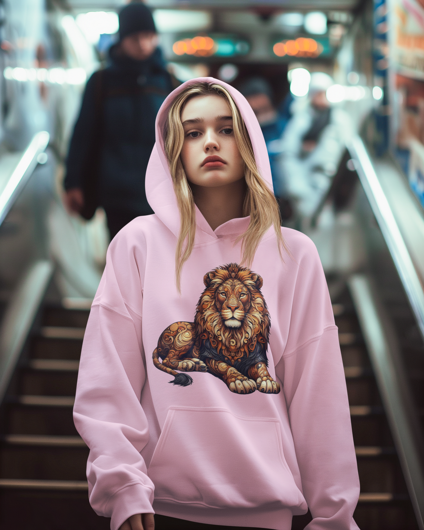 Cruiser Hoodie Mandala Lion