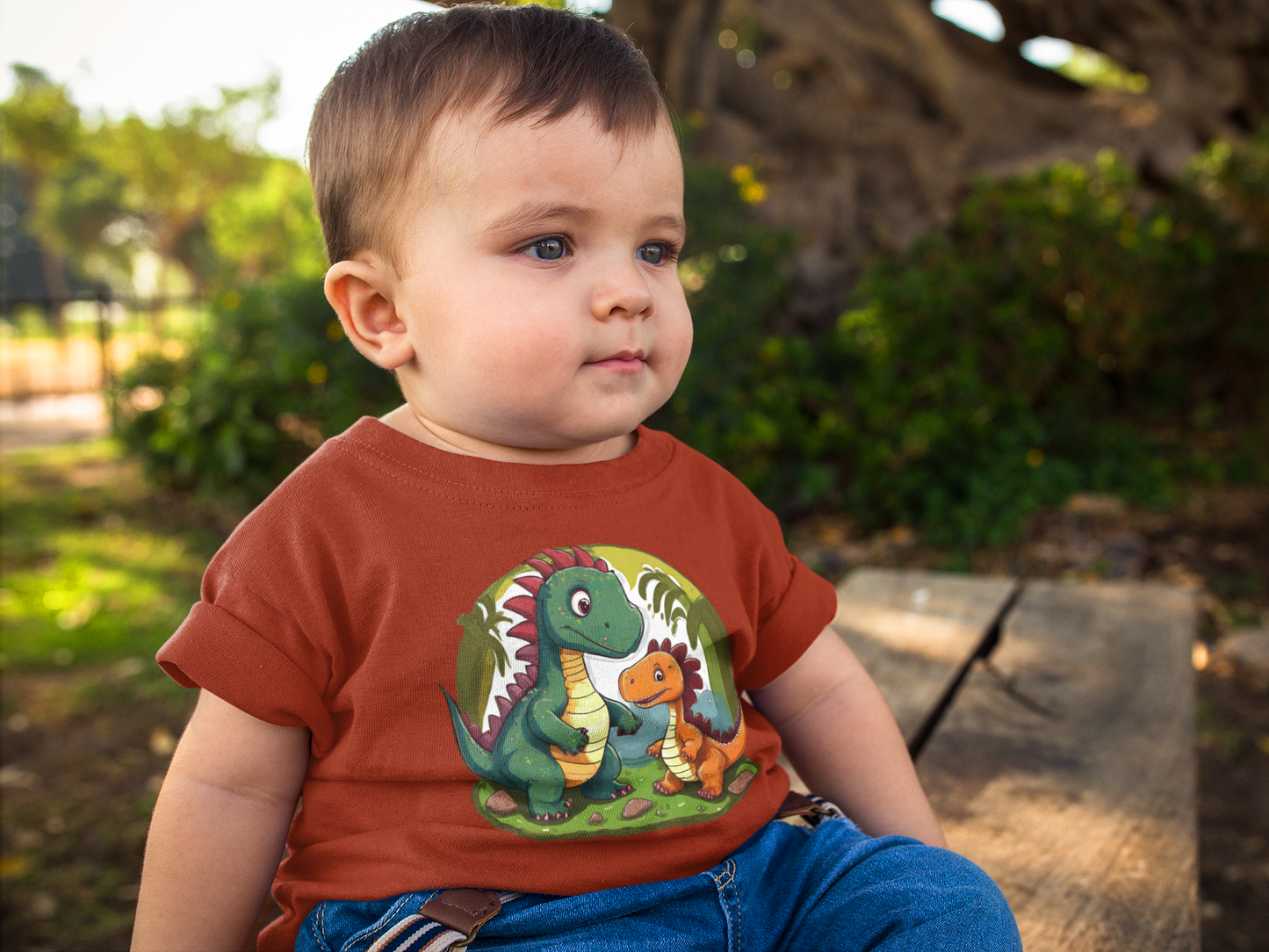 Baby Creator T-Shirt two dinosaurs