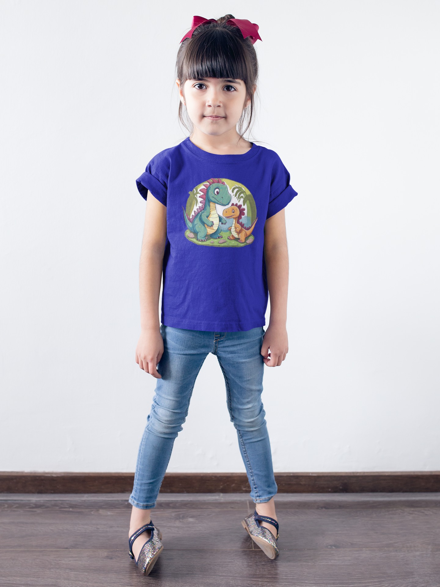 Camiseta Niños dos dinosaurios