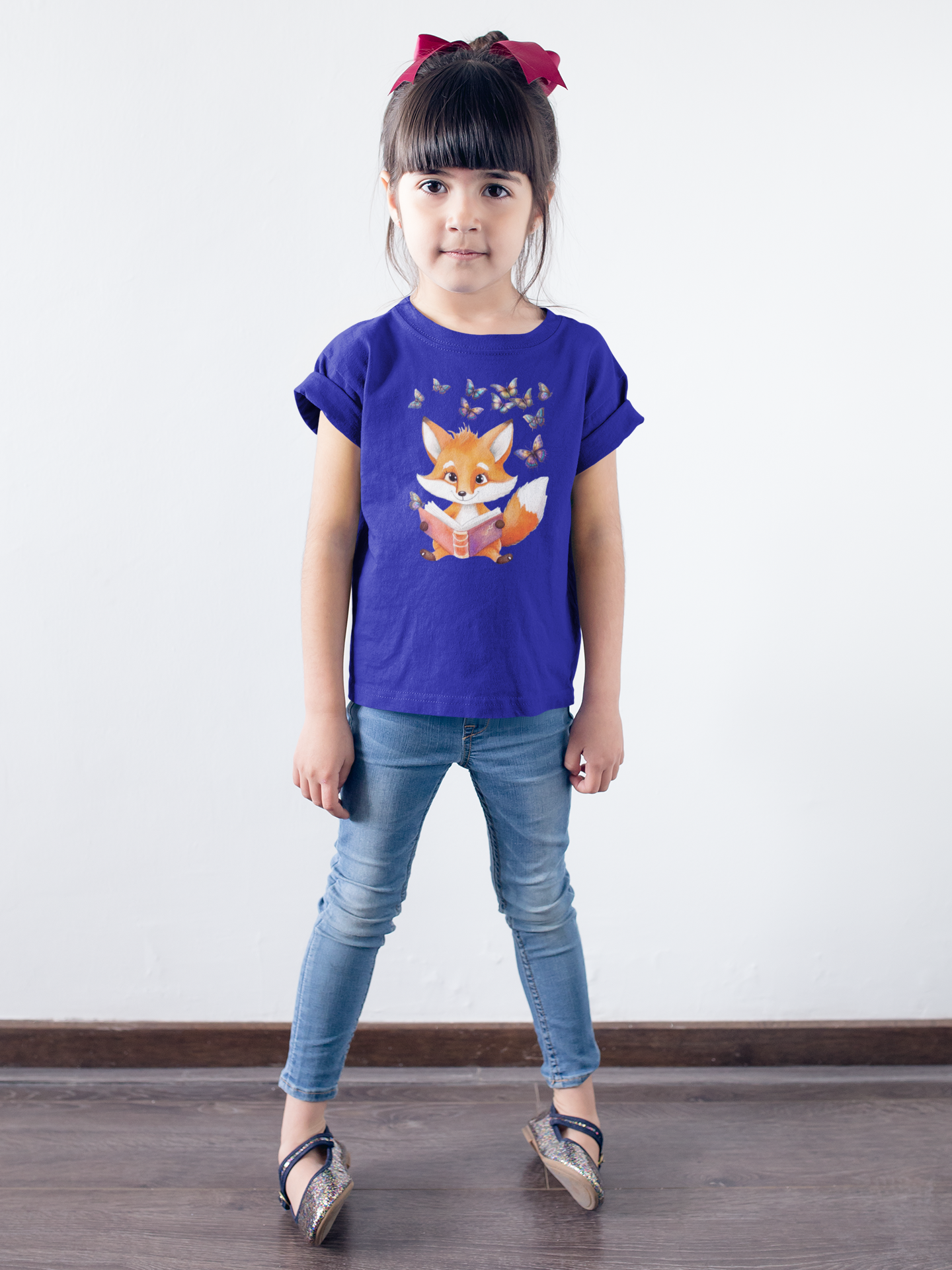 T-Shirt Kids Fox with Butterfly Group