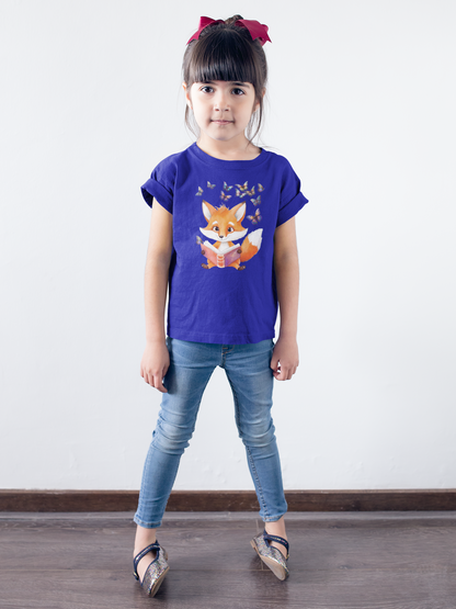 Fuchs mit Schmetterling Gruppe T-Shirt Kids SK