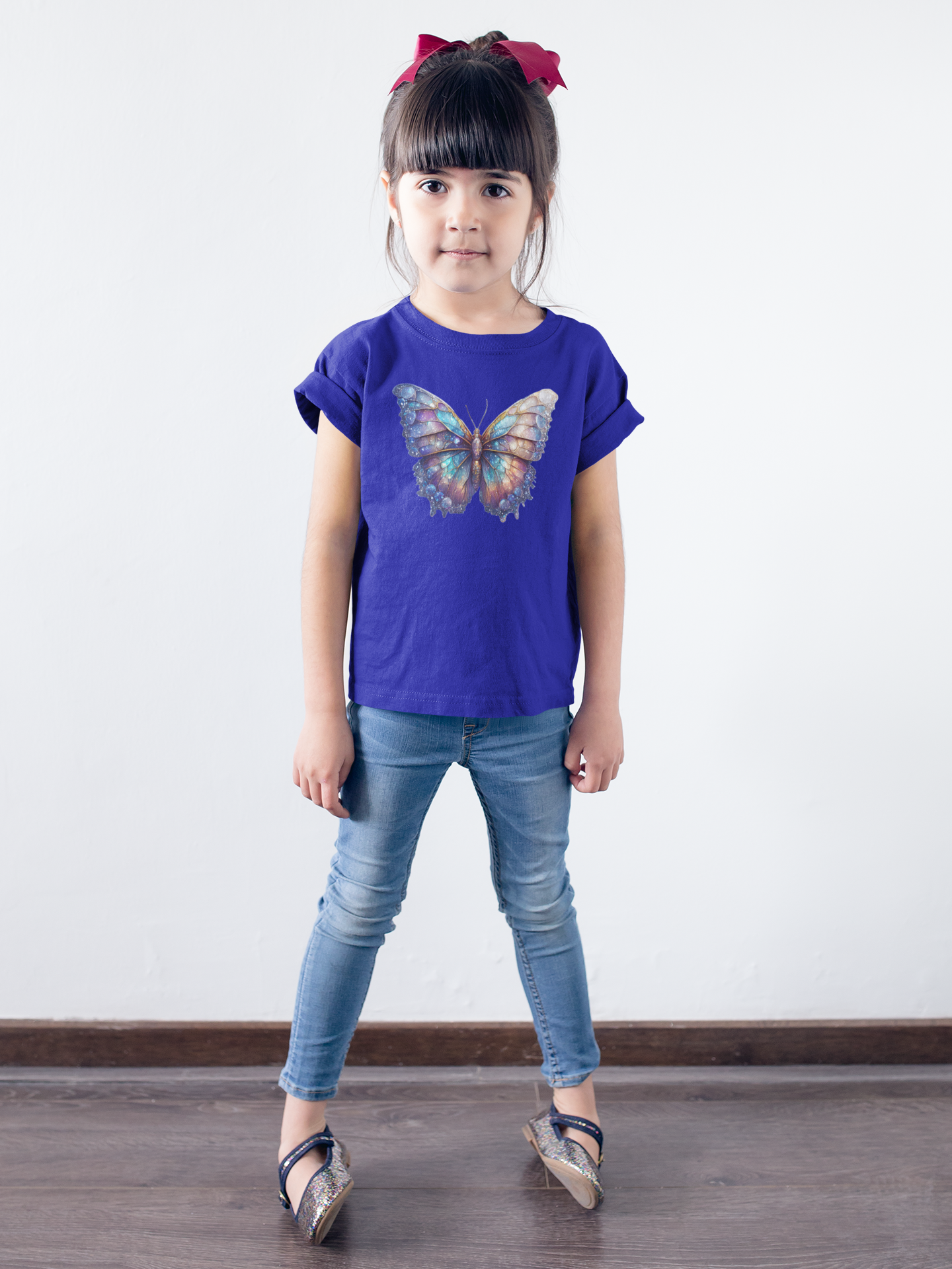 T-Shirt Kids Galaxy Butterfly