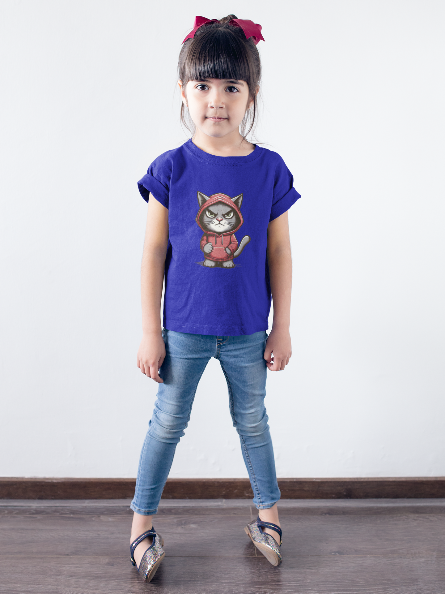 T-shirt kids grim cat