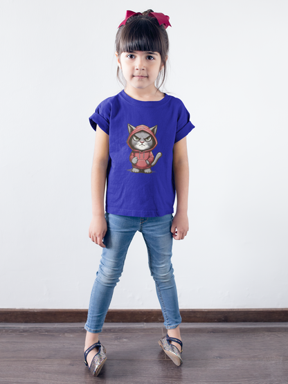 Grimmige Katze T-Shirt Kids SK