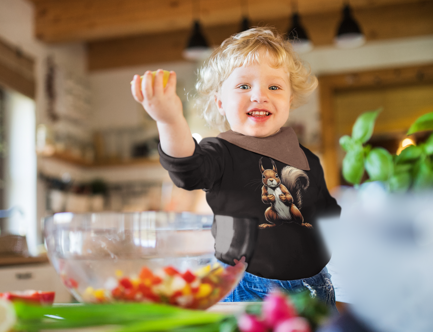 Baby Changer Sweatshirt Squirrel