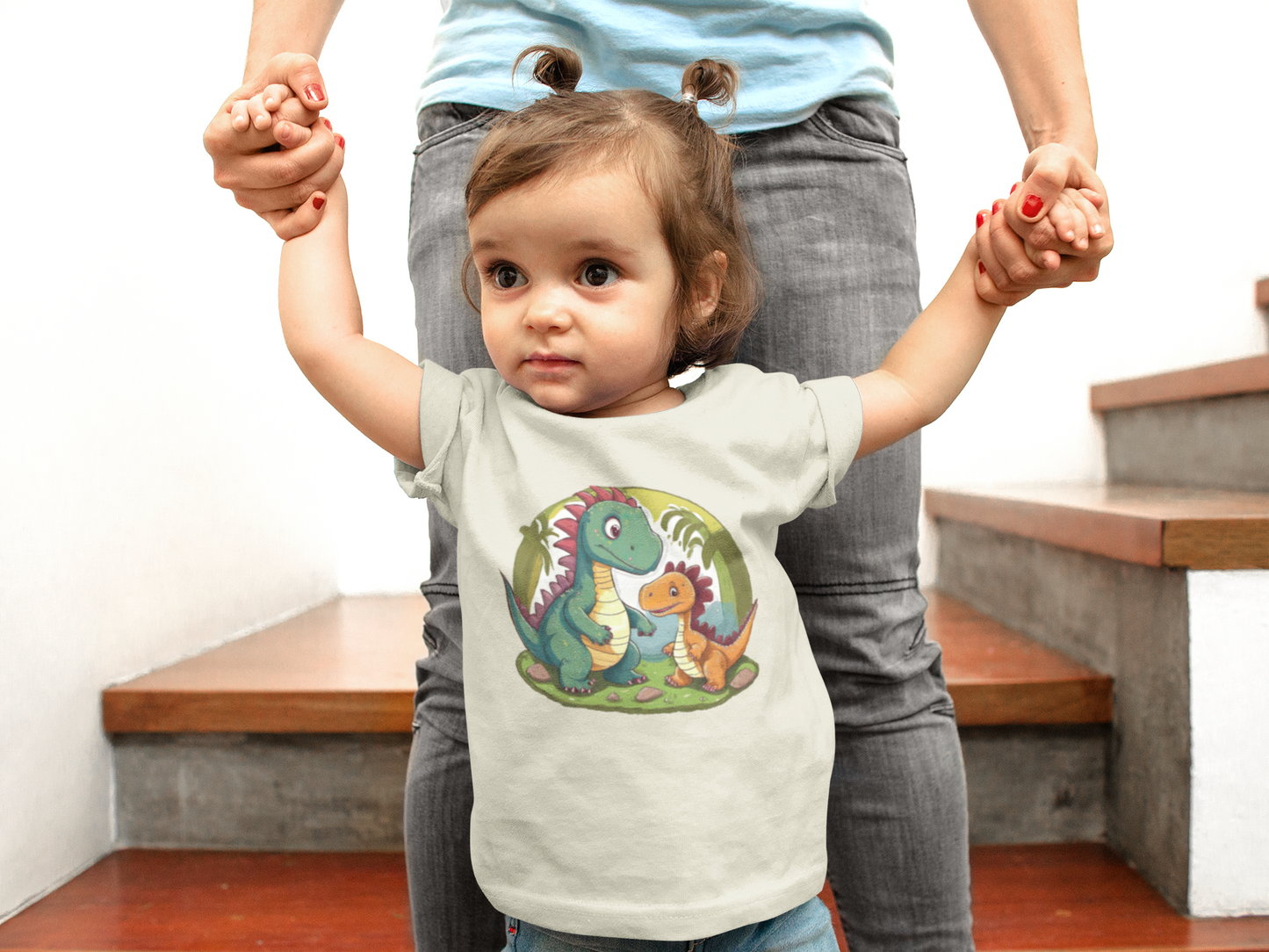 Baby Creator T-Shirt two dinosaurs