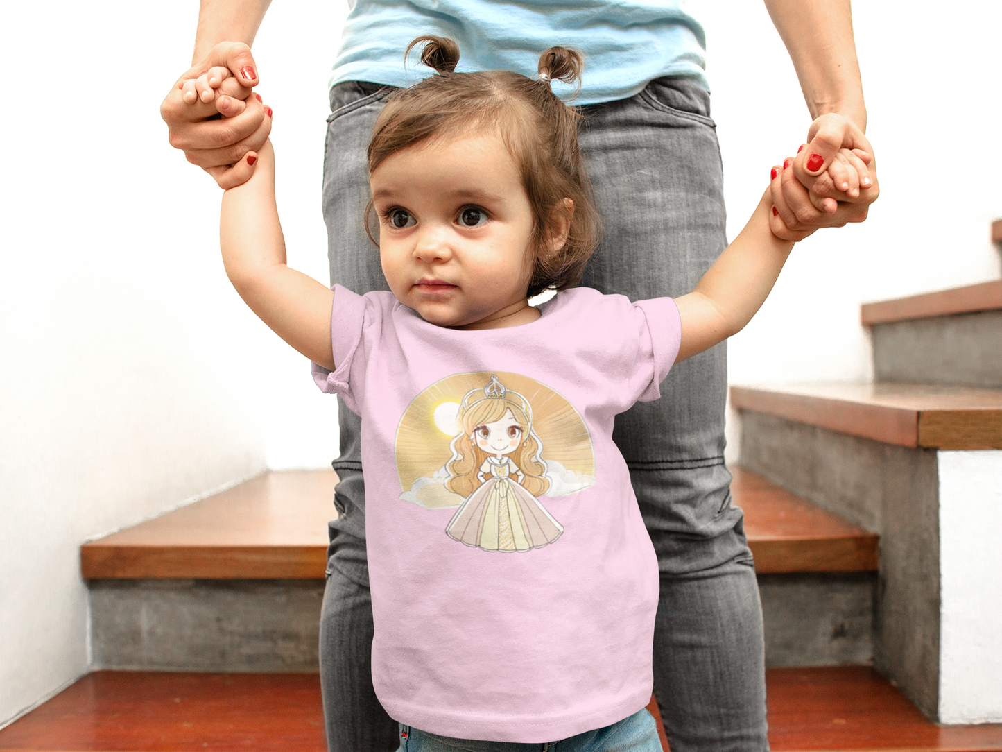 Prinzessin im Gelben Sonnenaufgang - Baby Creator T-Shirt SK