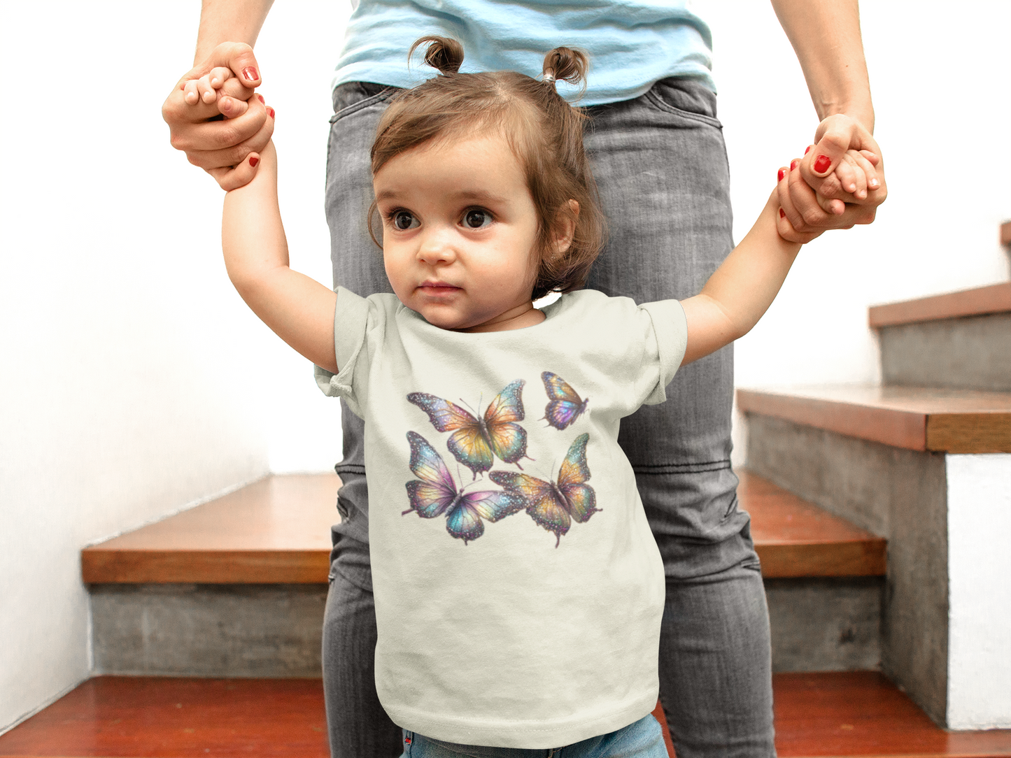 Schmetterling Gruppe - Baby Creator T-Shirt SK